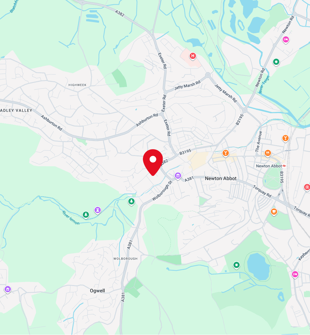 Map of Old mill garage